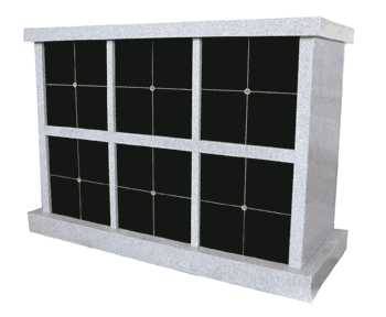 Forty-Eight Niche Double Sided Columbarium