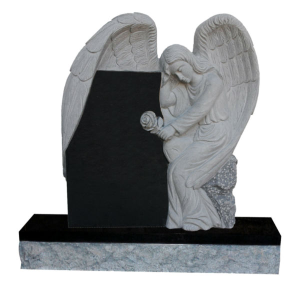 Sitting Angel Headstone 2