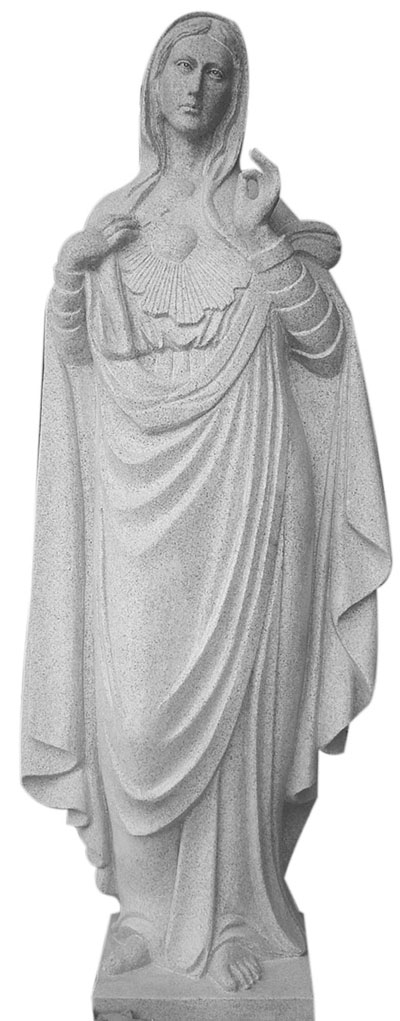 Mary Sacred Heart Statue