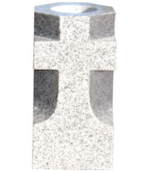 Granite Cross Vase