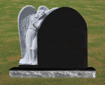 Leaning Angel Headstone 2