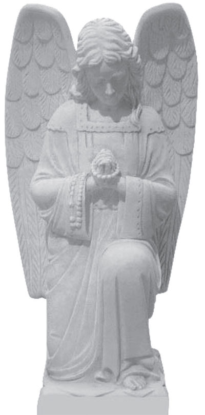 Kneeling Angel 3 Statue
