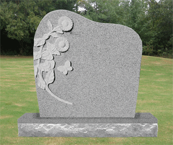 Sunflower Headstone