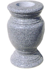 Traditional Turned Granite Vase