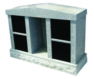 4 Niche Roof Top Columbarium with Alcove cremation
