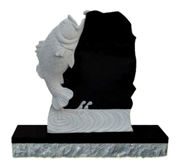 Fish Headstone | Clear Stream Monuments