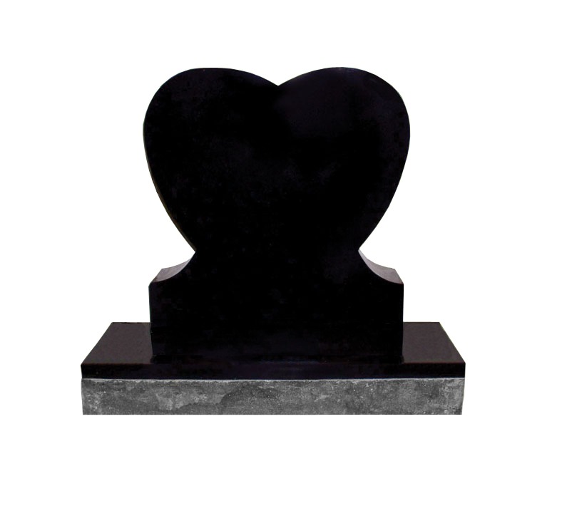 Single Heart Headstone Clear Stream Monuments Single Heart Headstone Clear Stream Monuments