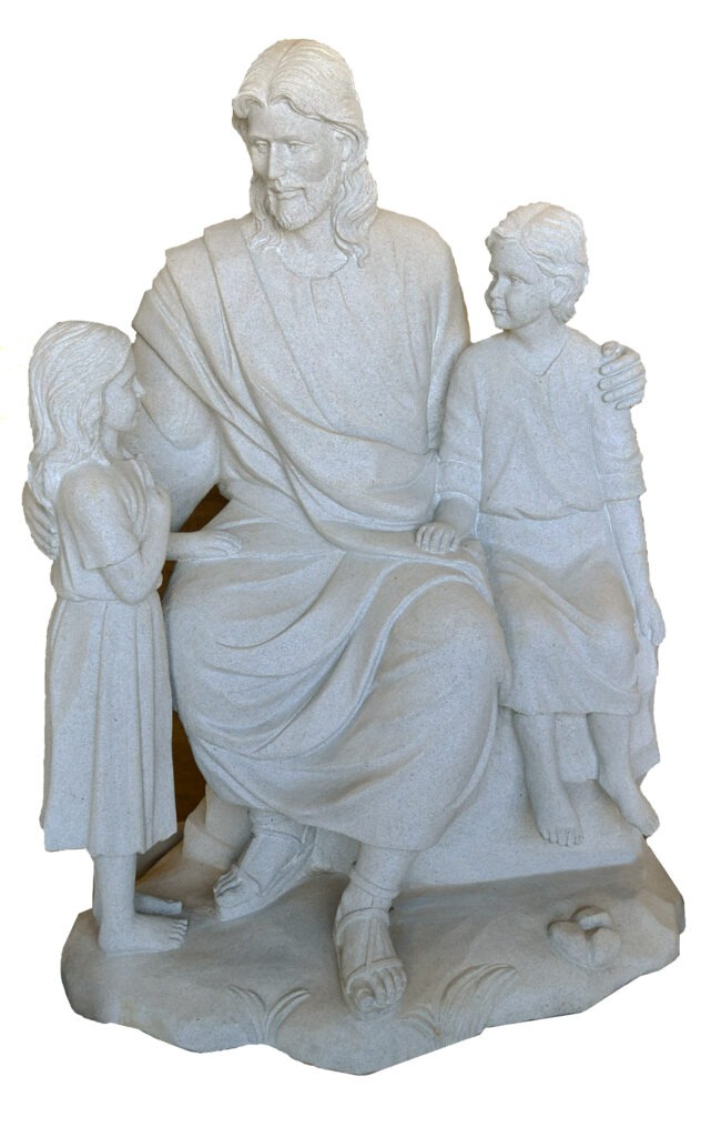 Jesus with Two Children