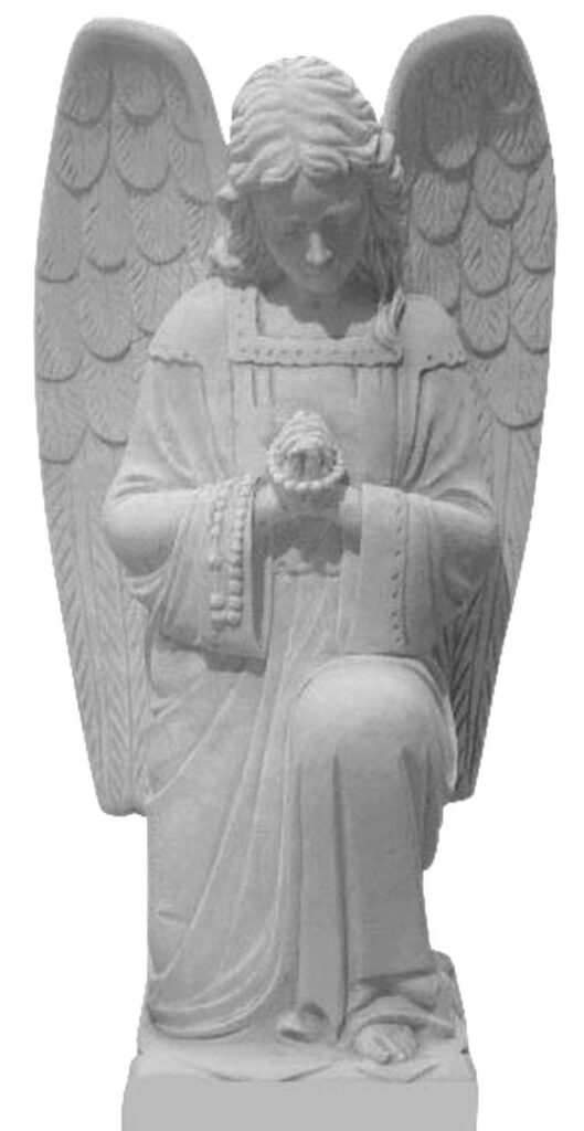 Kneeling Angel 3 Statue