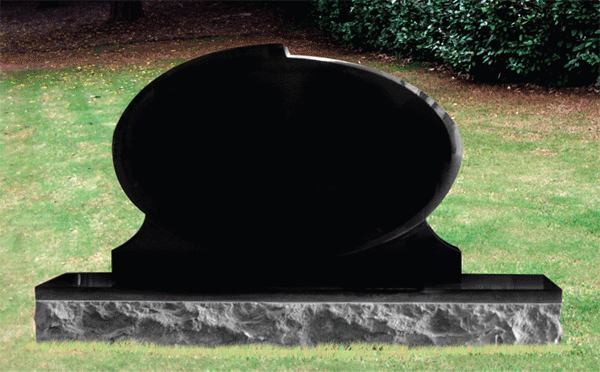 Oval Headstone