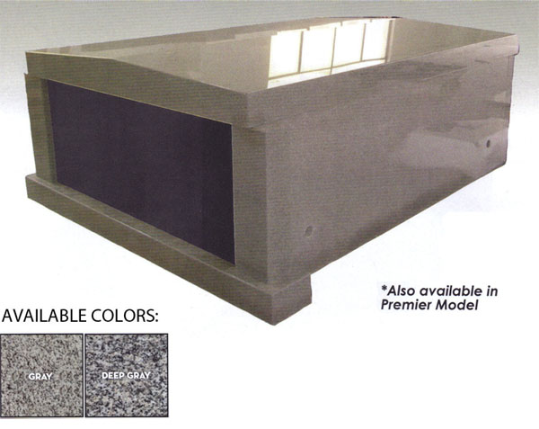 Roof Top Two Crypt Family Mausoleum